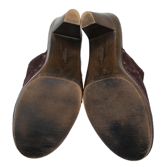 Sonoma | Juliette Bohemian Genuine Suede Leather Brown Slip On Clogs Women's 8 - Picture 12 of 12